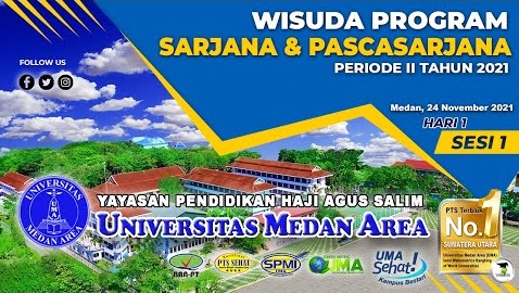 Wisudawan Universitas Medan Area